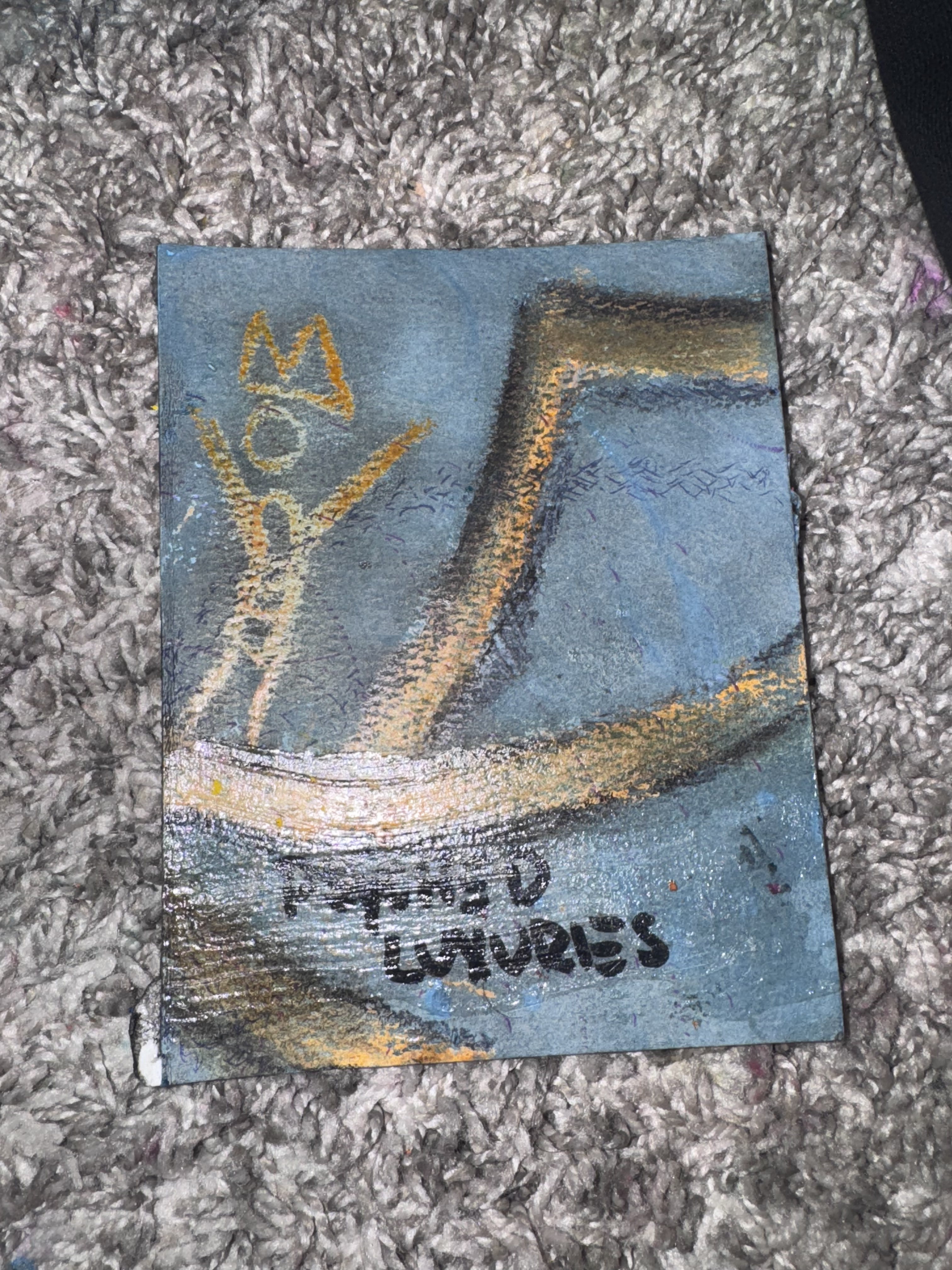Kept Card in Blue