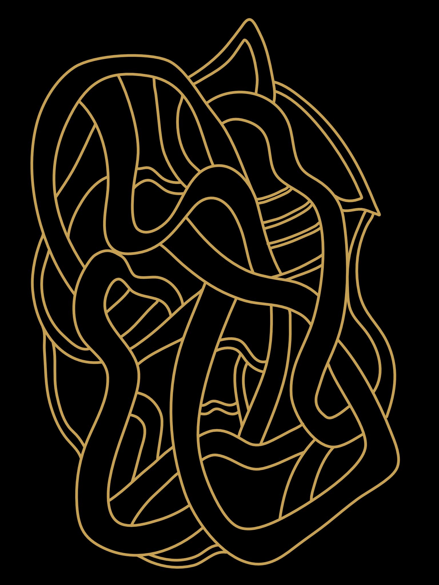 Gold Line Labyrinth