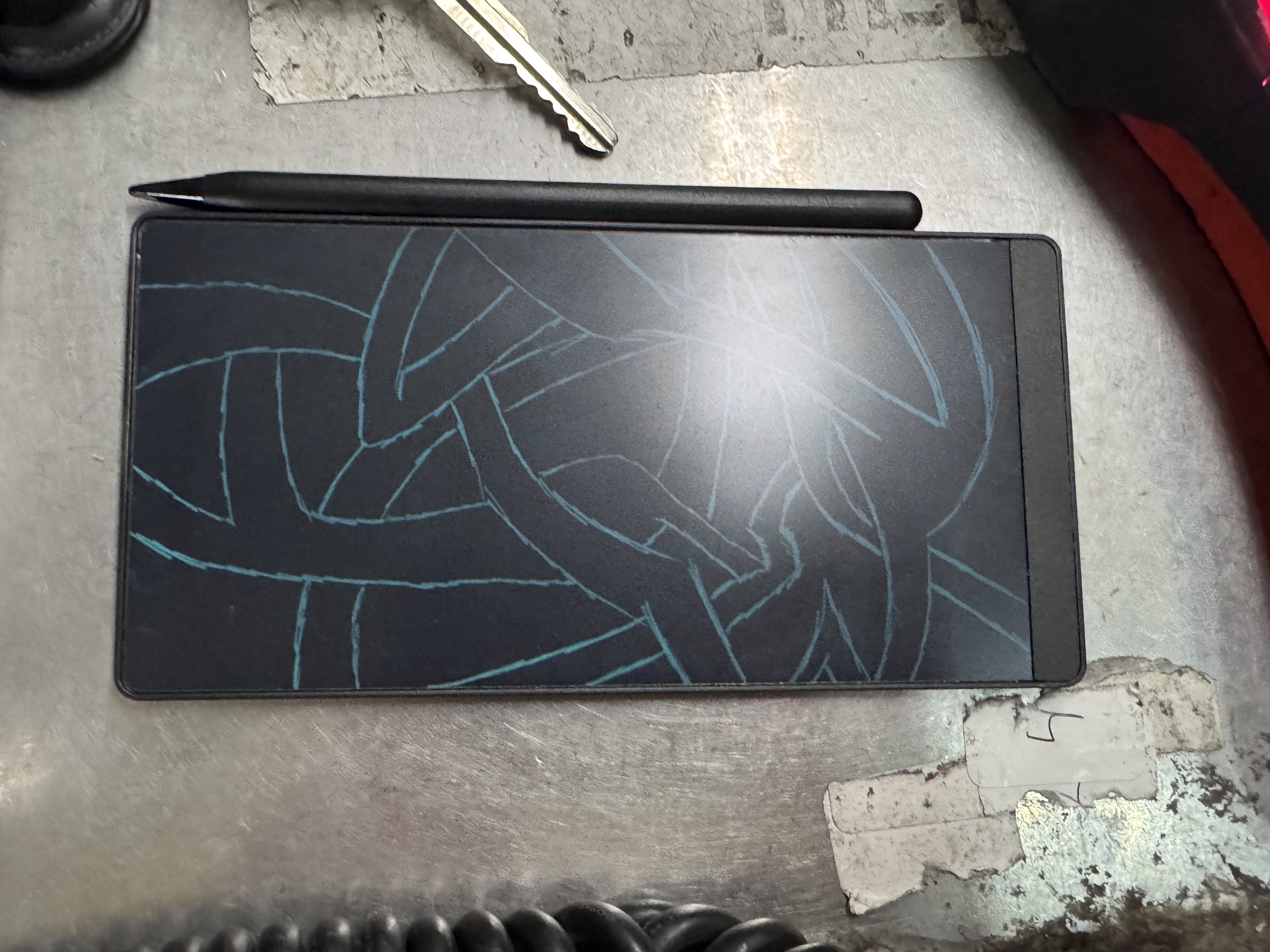 Lines on the Tablet