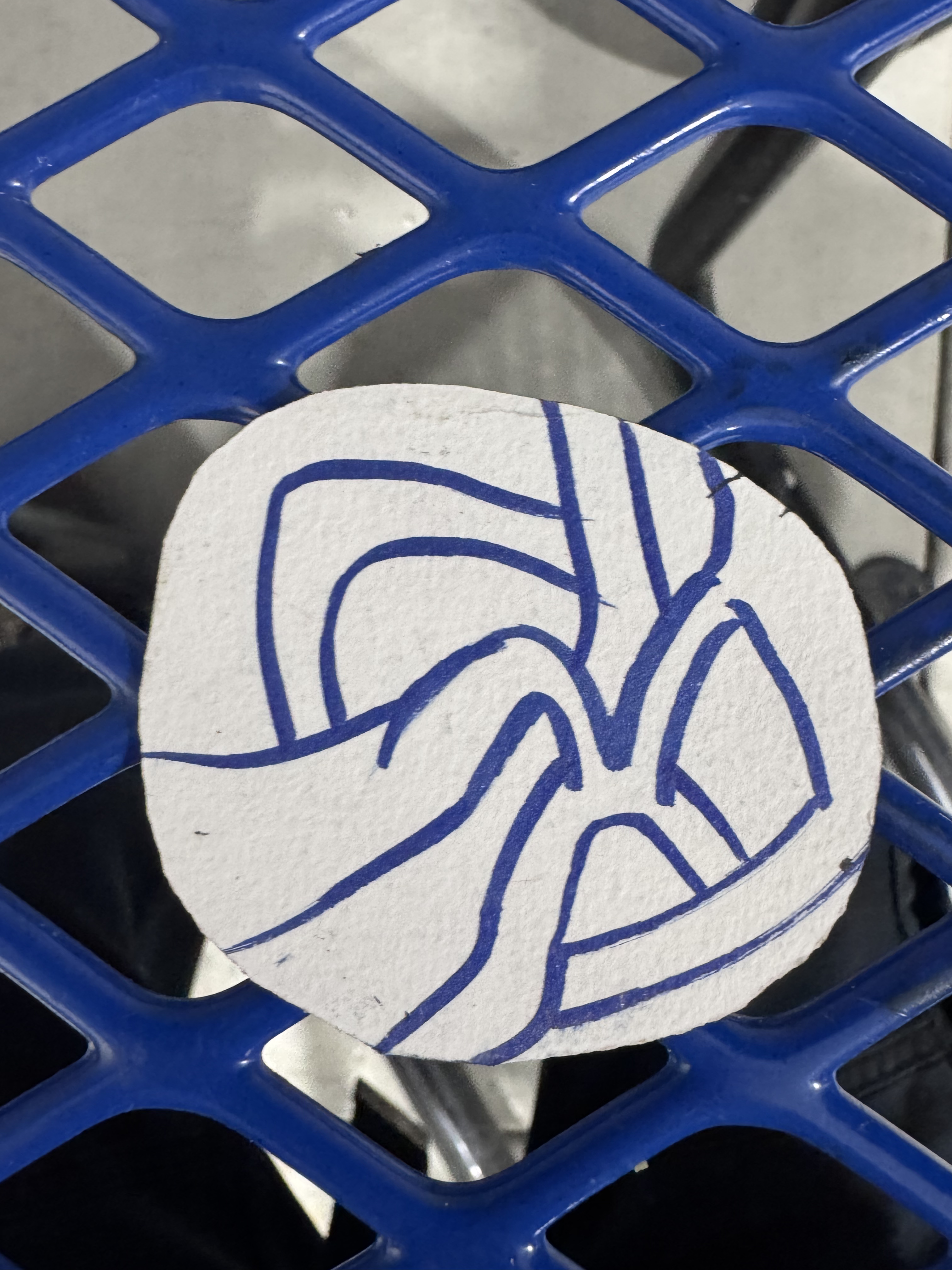 Blue Coaster Weave