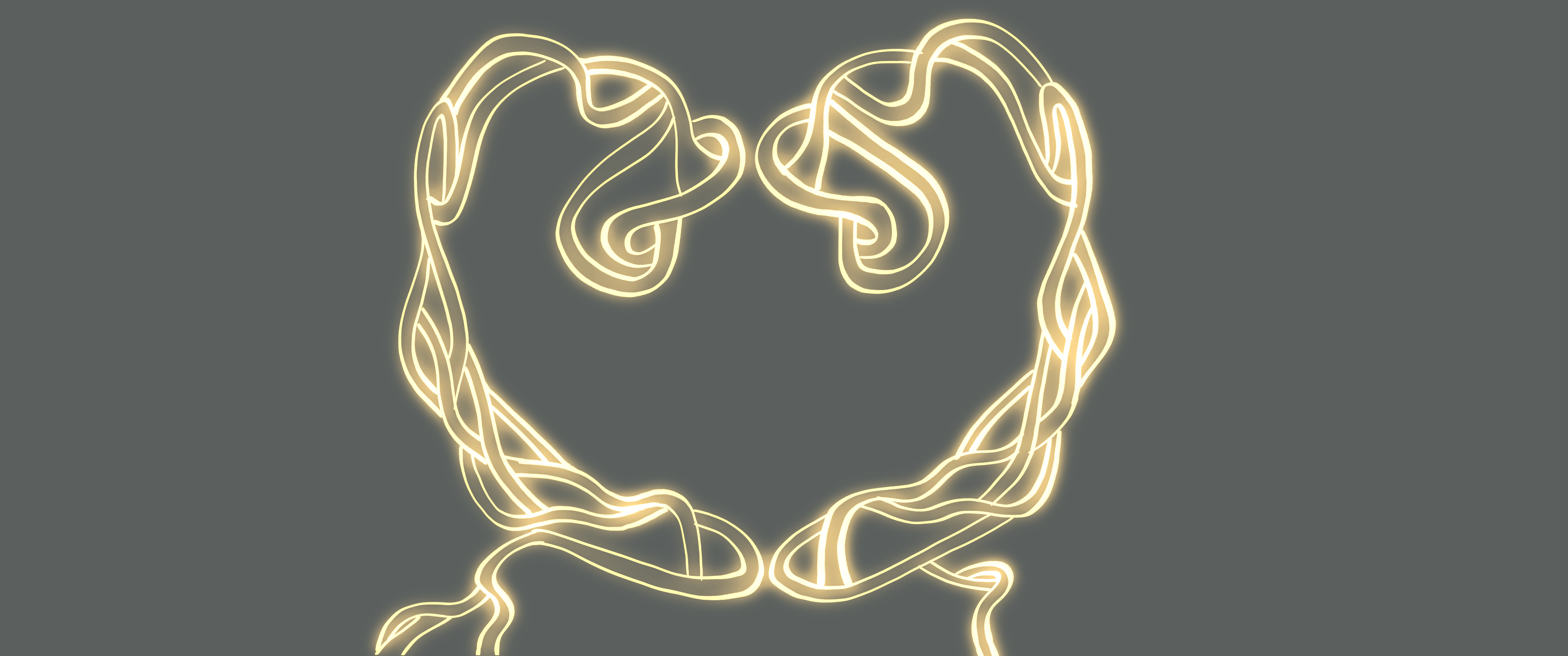 Heart on Gray