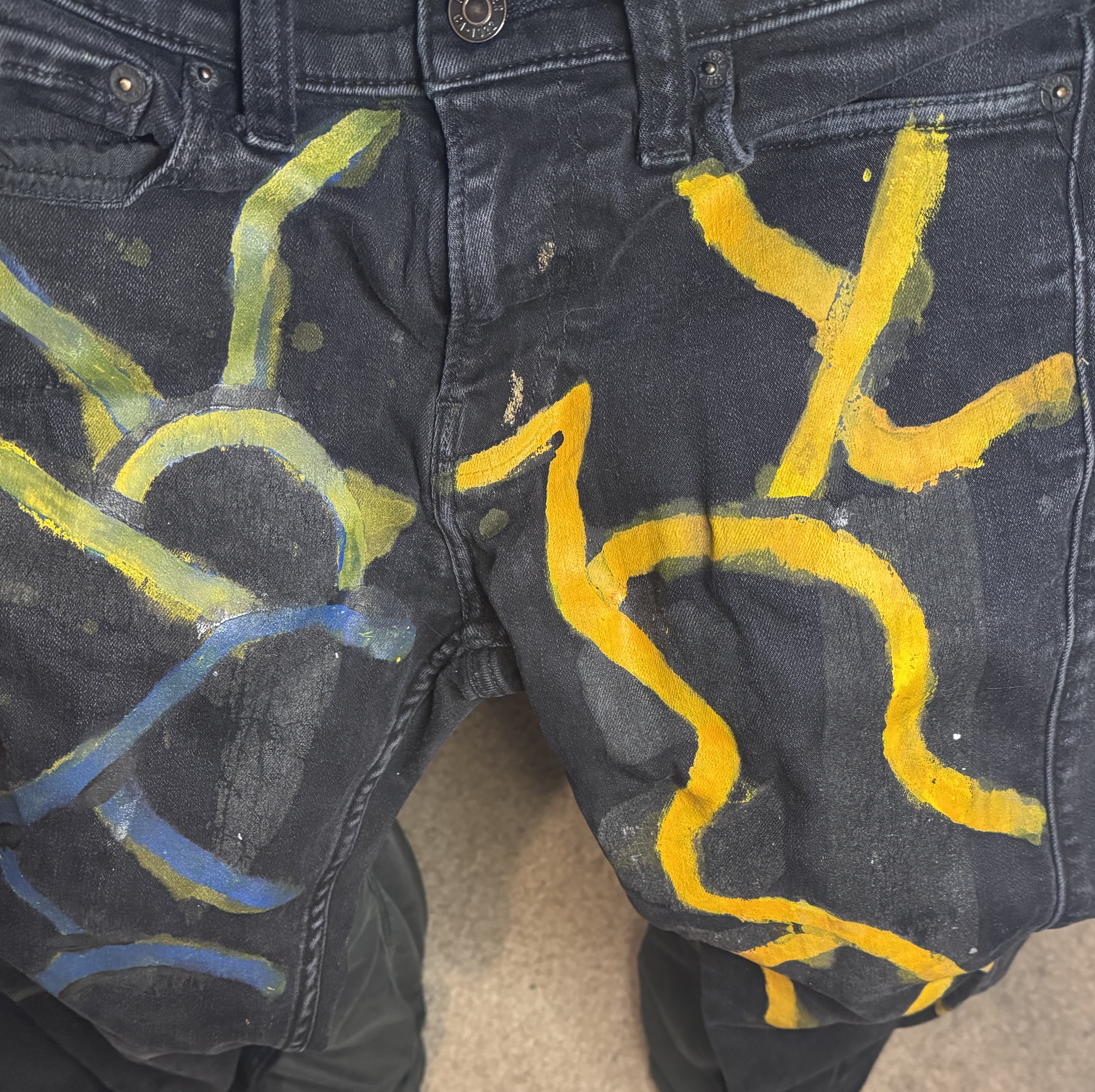 Gold on Denim