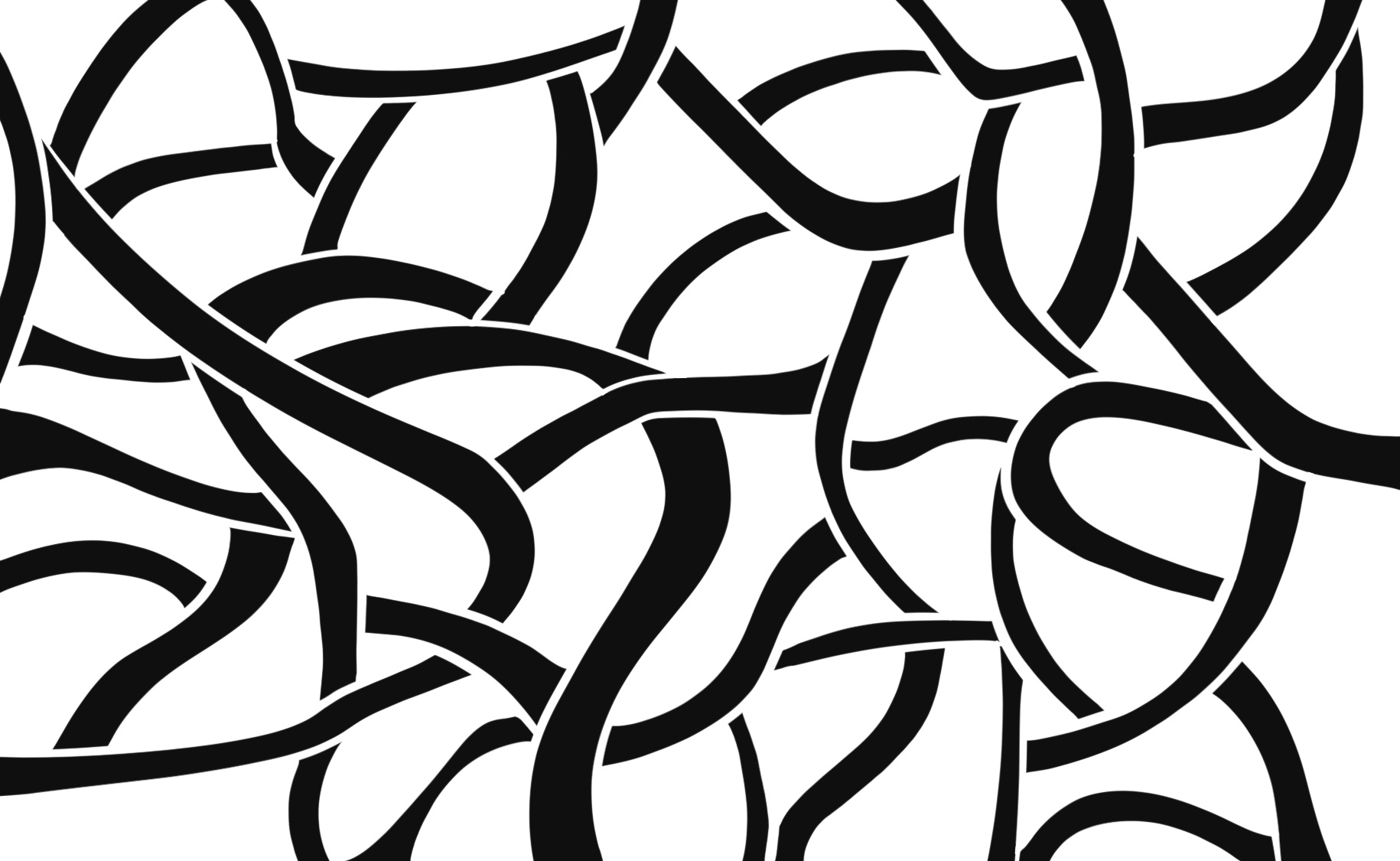 Ink Paths Crossing