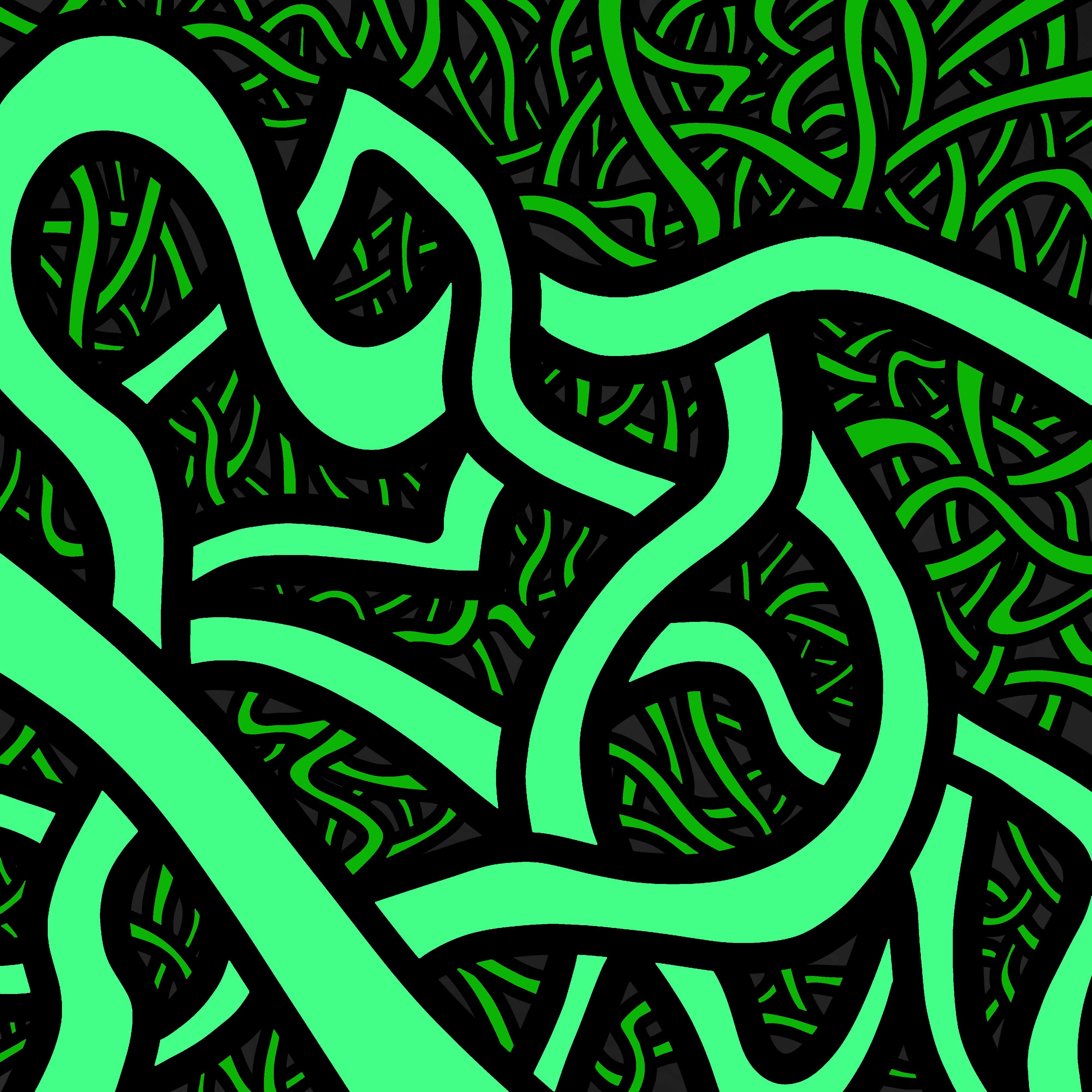 Green Paths Crossing