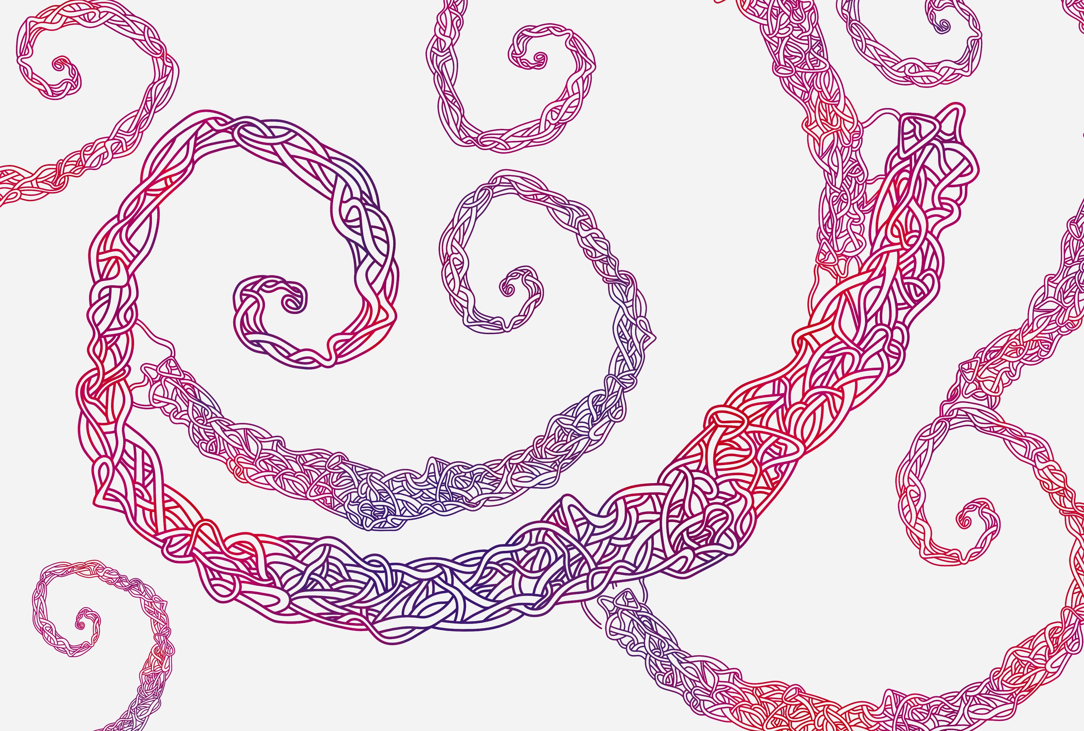 Pink Spirals Rising