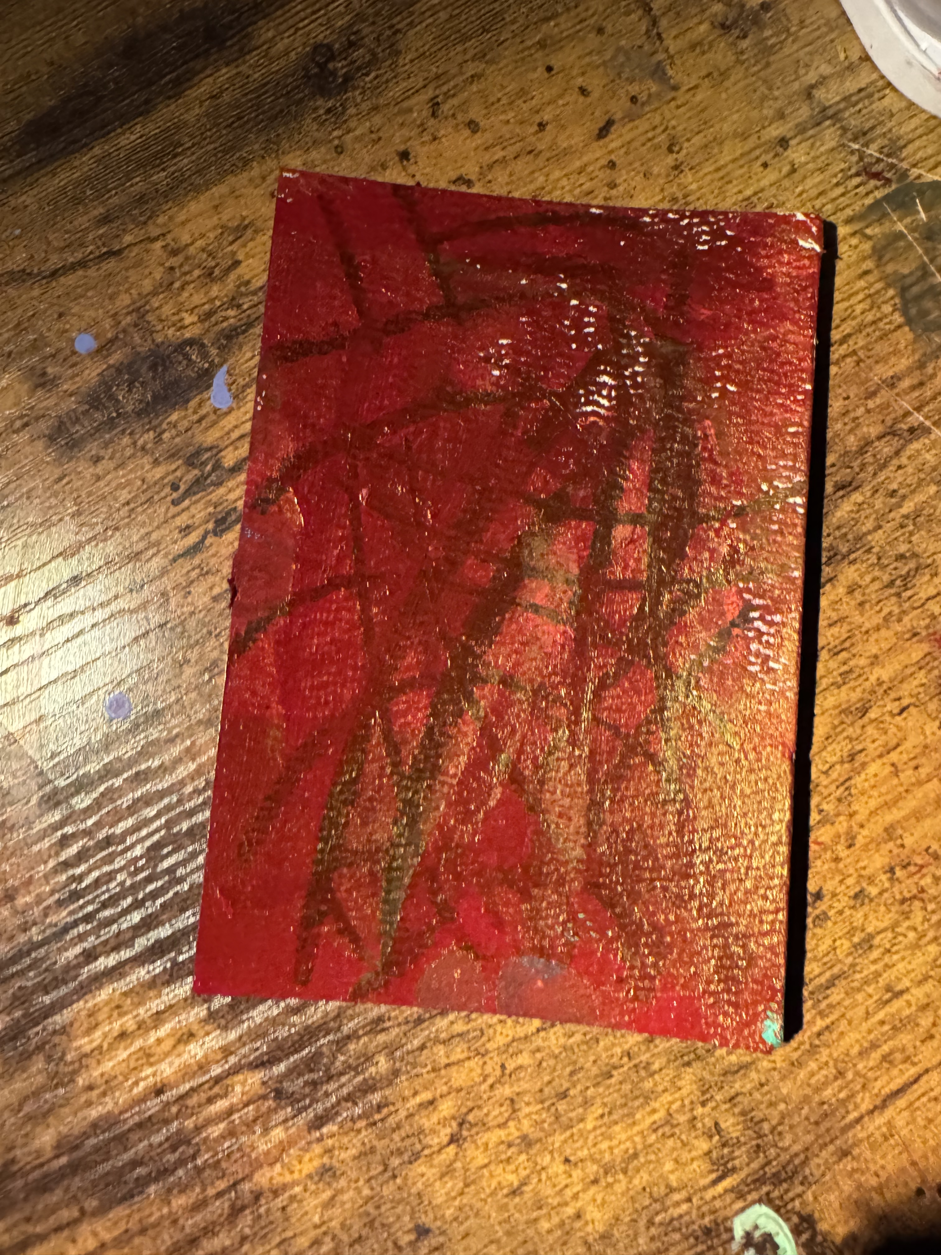 Cracked Red Gold
