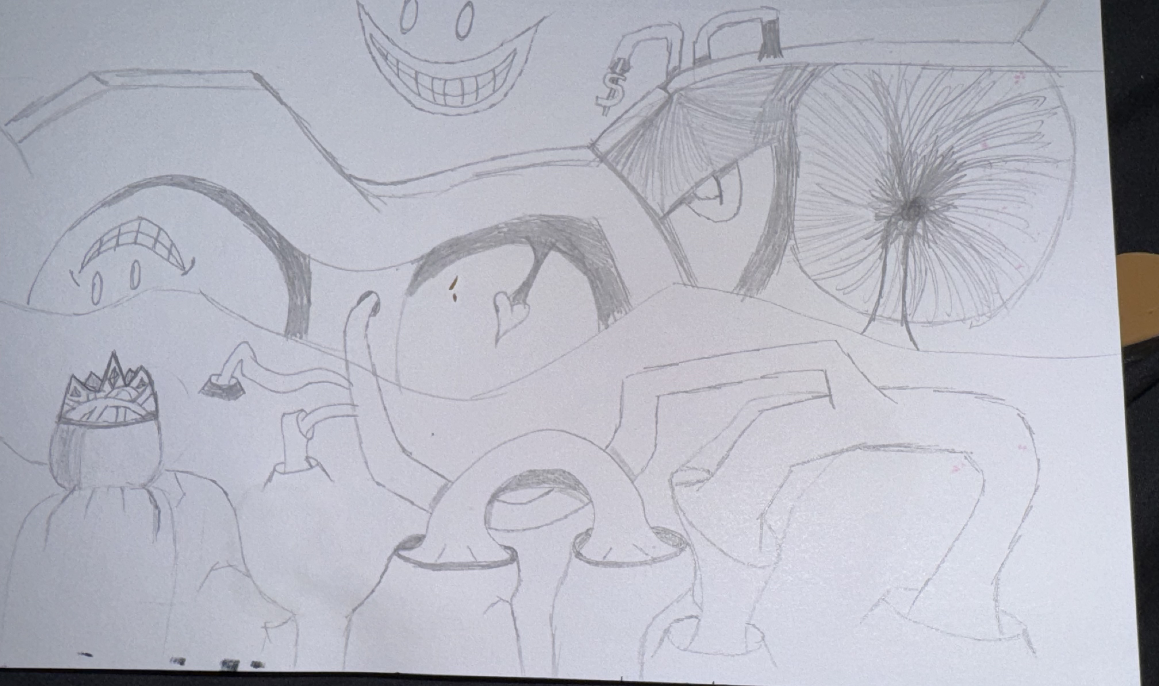 Faces in Pencil Weather