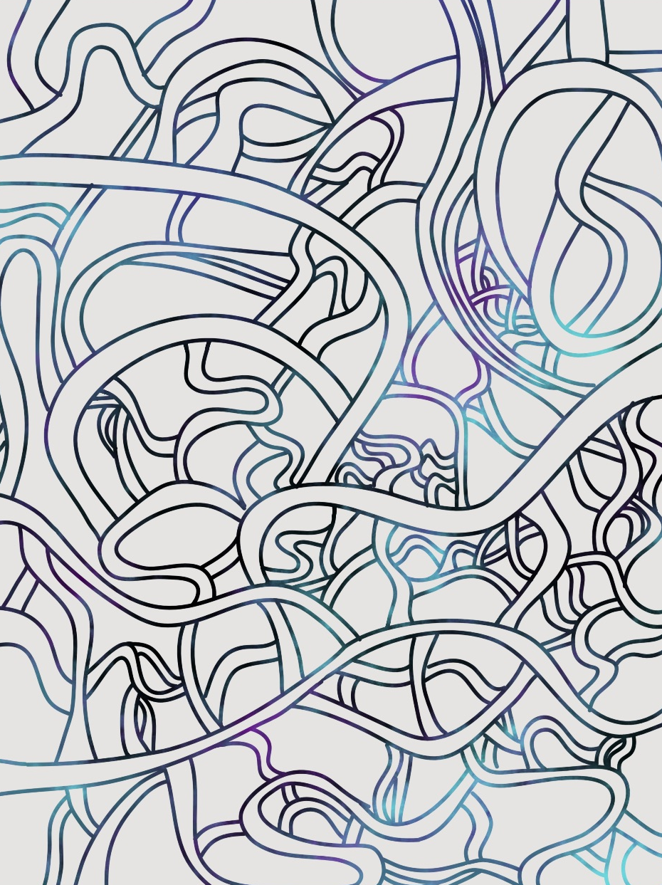 Pale Morning Tangle