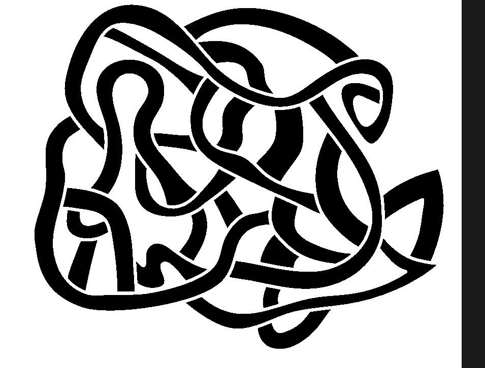 Black Knot Beside the Line