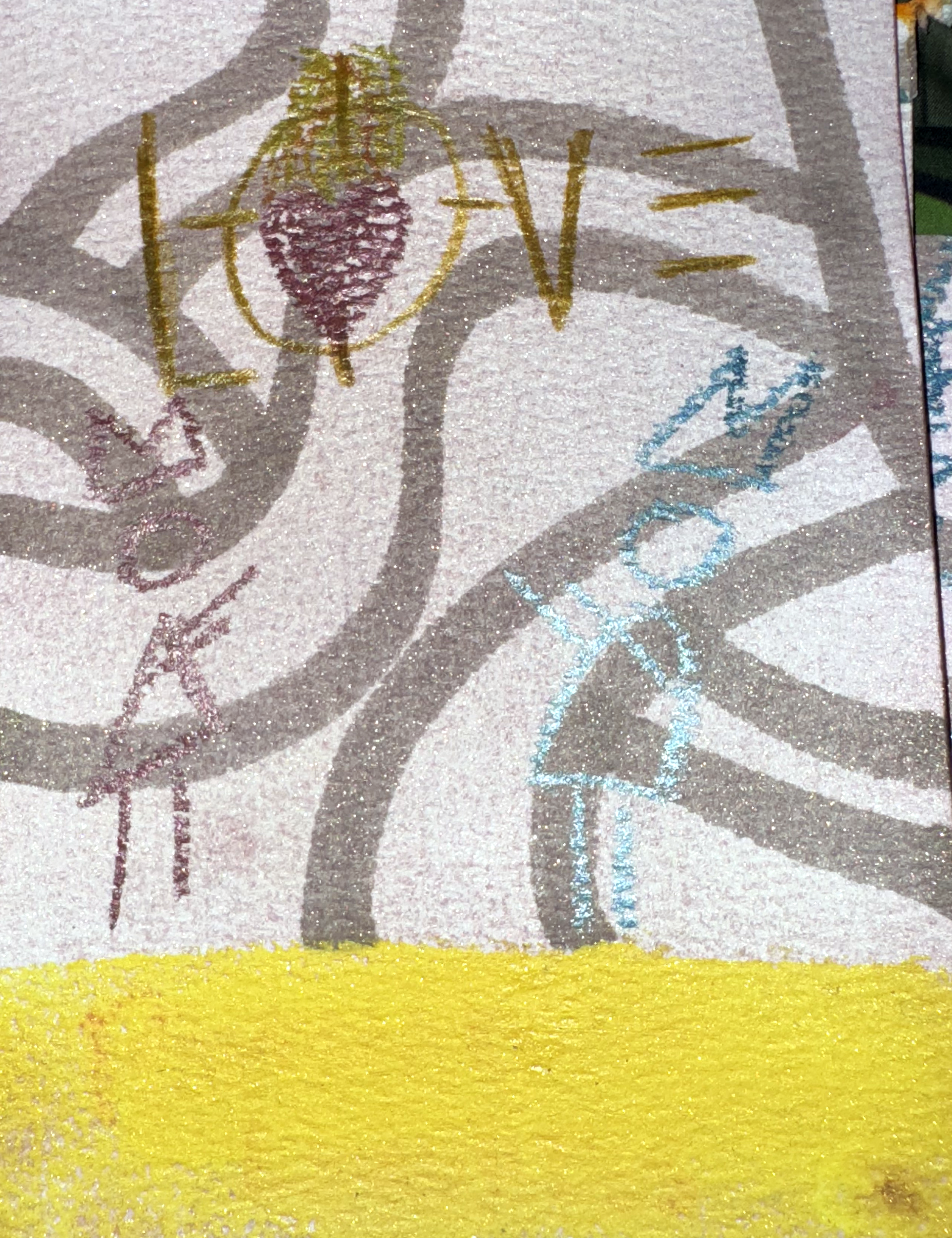 Love on Yellow Ground