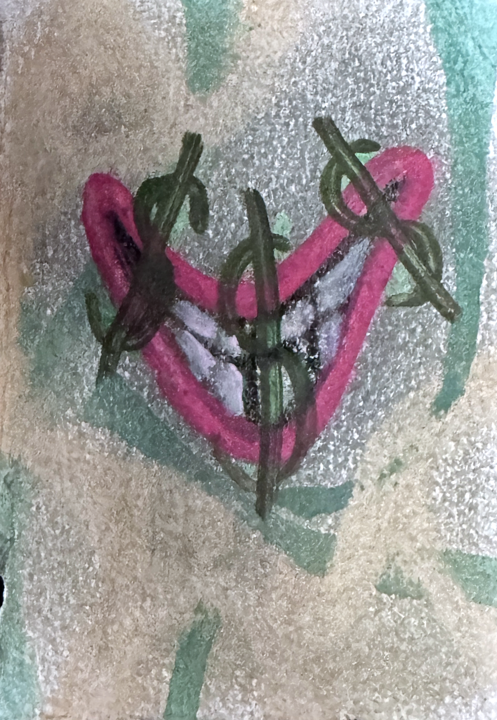 Grin in Pink Mist