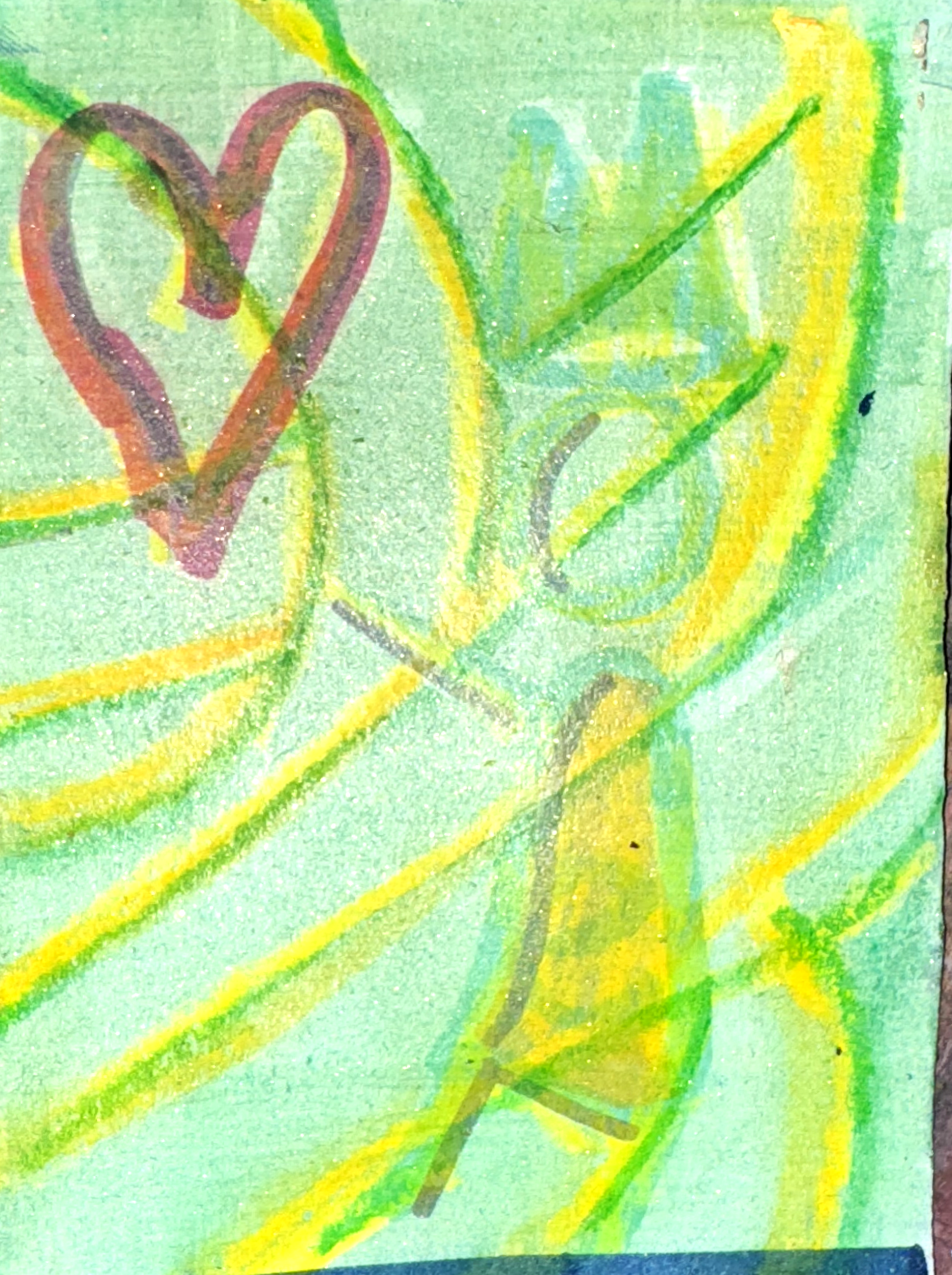 Heart in Green Light
