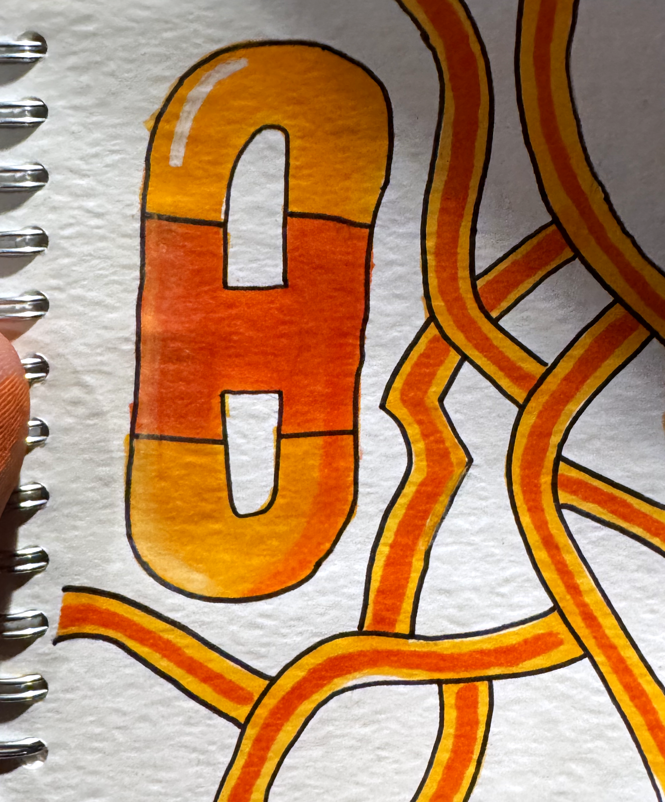 Orange Loop Letters