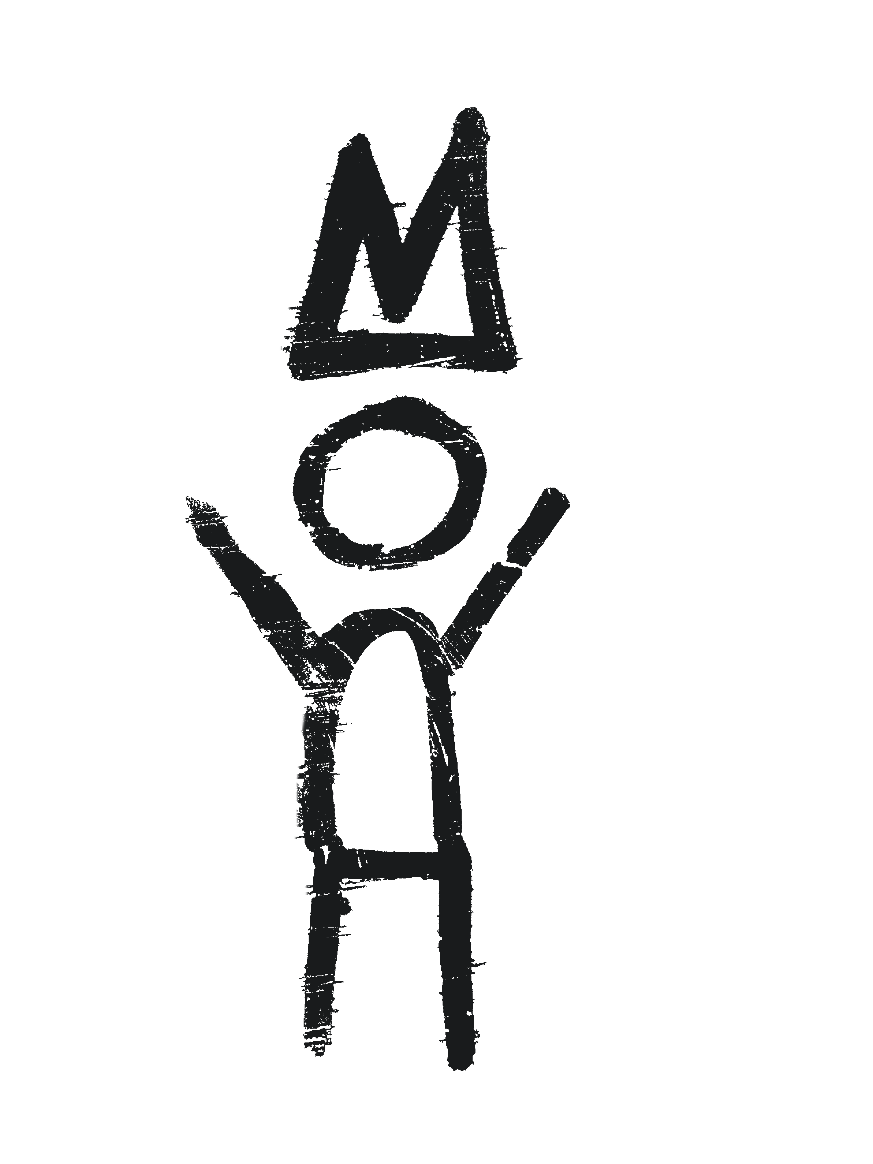 Crowned Figure in Ink