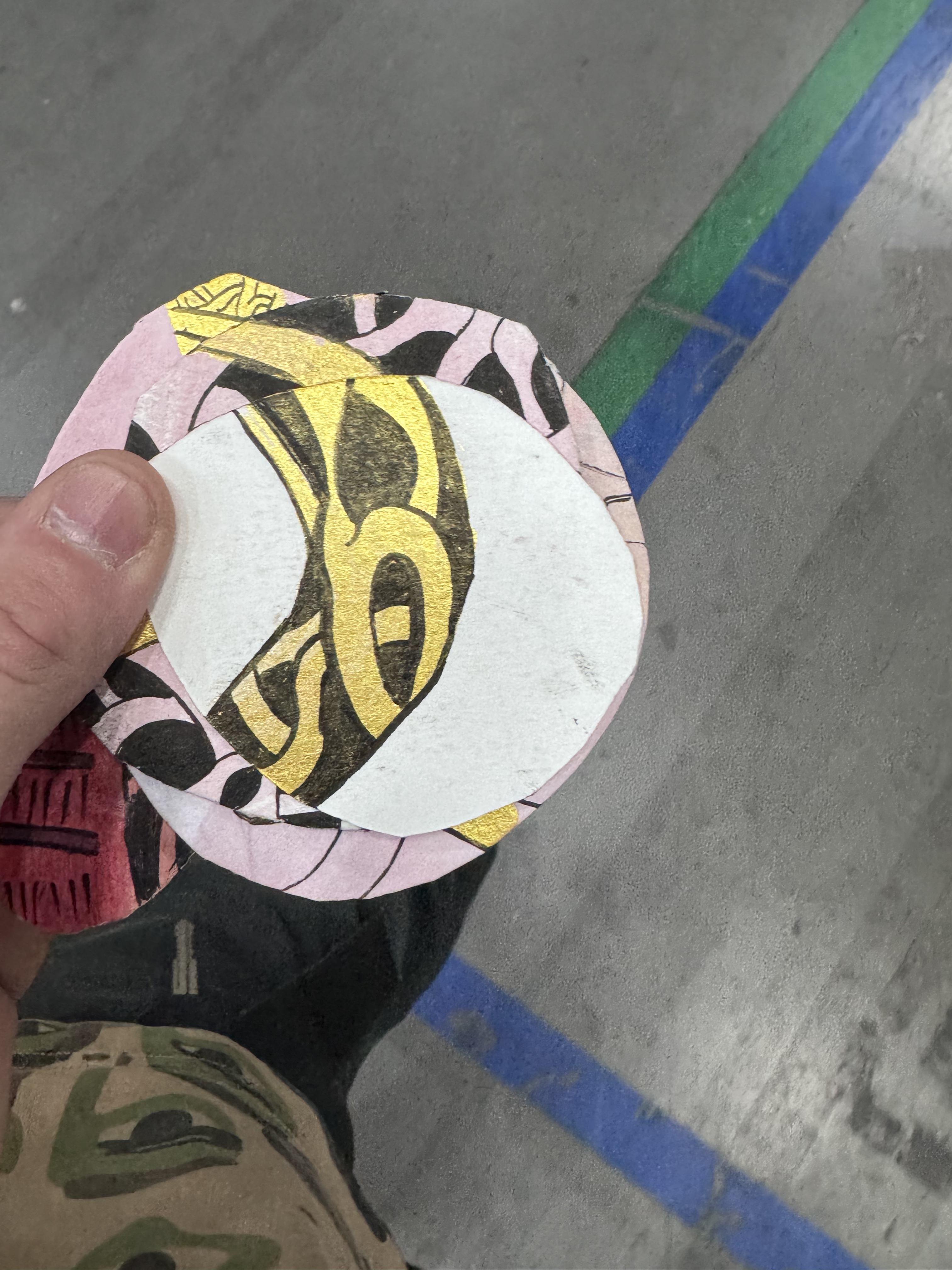 Pink Moon, Gold Script