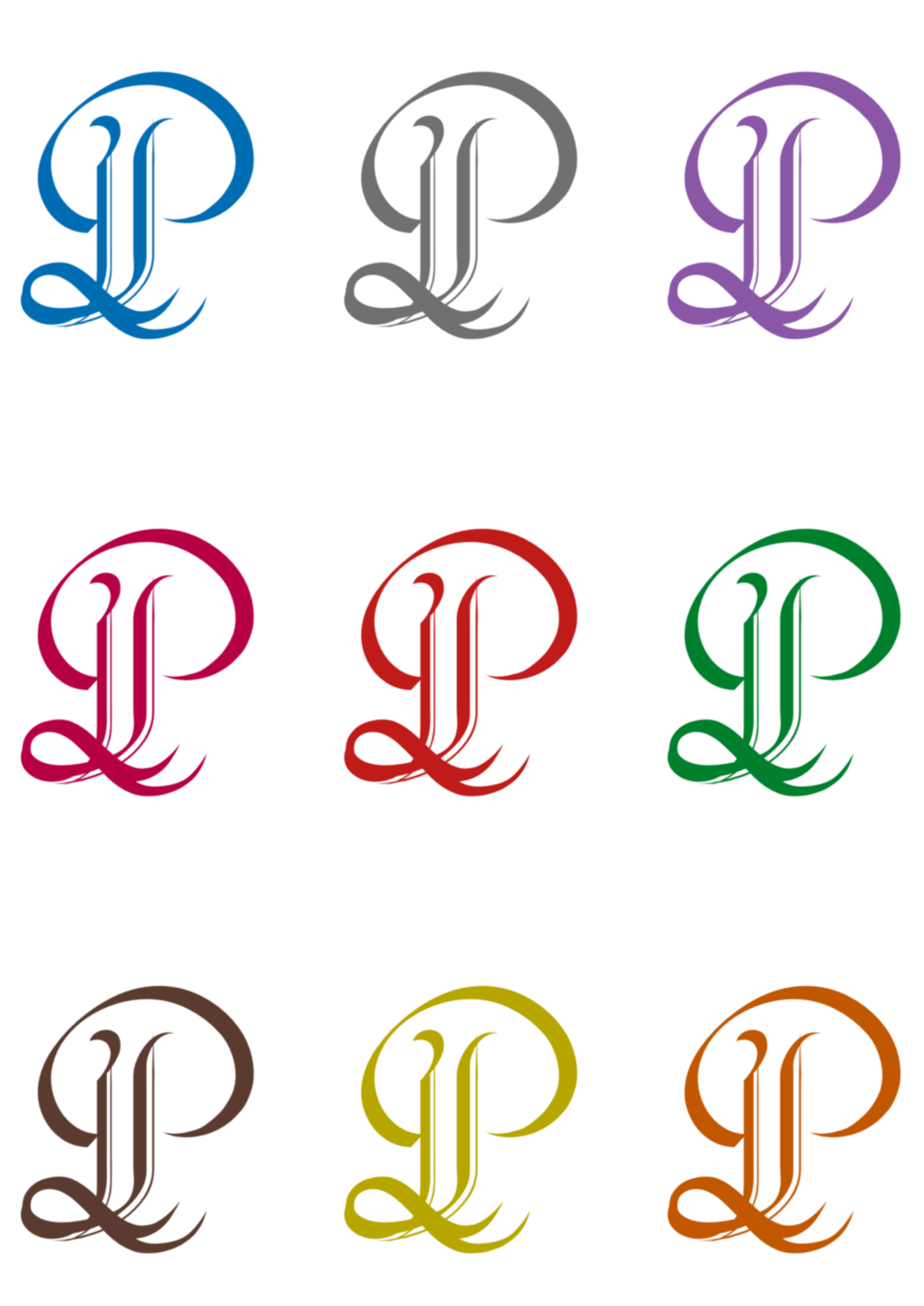 Glyph Letterform