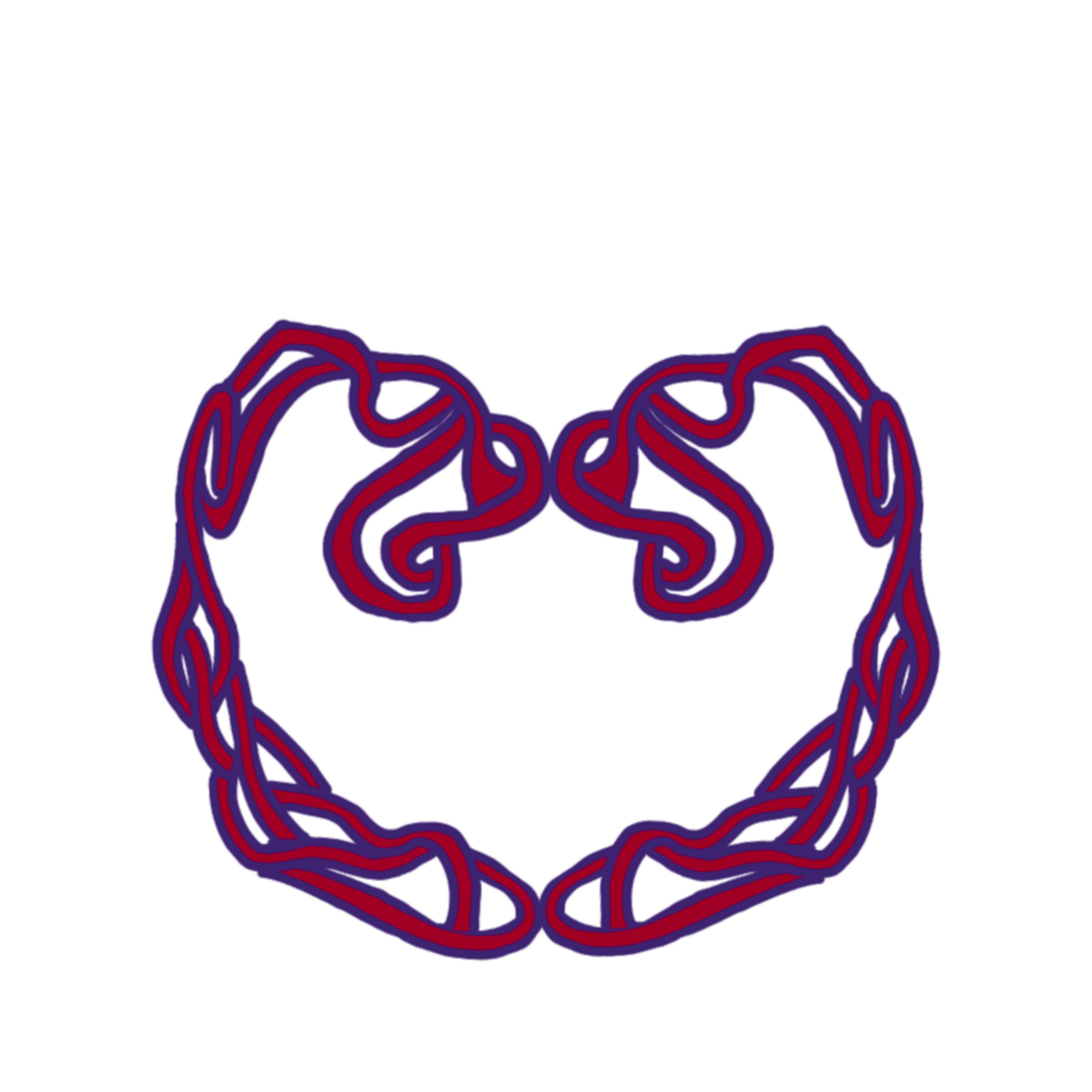 Magenta Heart Opening